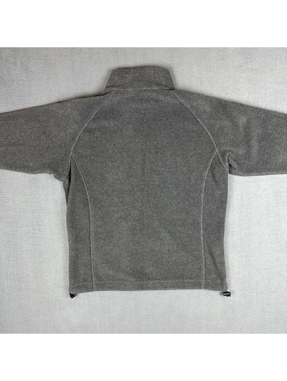 Columbia Zip Up Fleece Sweater Jacket Grey Cozy Outdoor - Picture 5 of 5